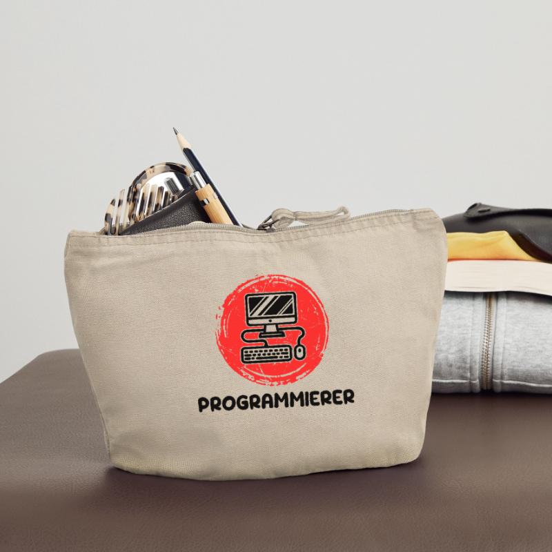 Developer Programmierer Coden Computer Informatik Vintage Reißverschluss-Täschchen (18 x 21 cm)