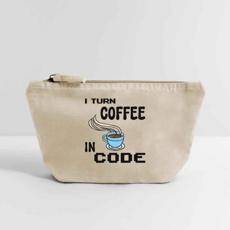 Programmeur de code Scripting Statement Développeur Pochette zippée vintage 18 x 21 cm