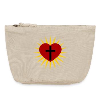 Cross - Vintage Zip Pouch 18 x 21 cm - vintage sand  - Front