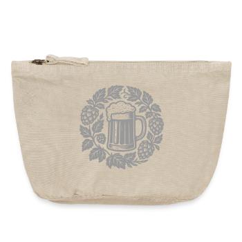 Bier kranz - Vintage Zip Pouch 18 x 21 cm - vintage sand  - Front