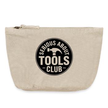 Serious about tools club - Vintage Zip Pouch 18 x 21 cm - vintage sand  - Front
