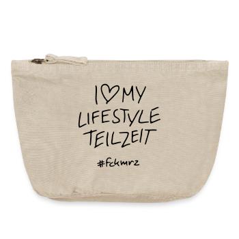 Lifestyle Teizeit - Vintage Reißverschluss-Täschchen (18 x 21 cm) - Vintage Sand  - Vorne