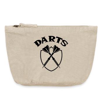 darts - Vintage Reißverschluss-Täschchen (18 x 21 cm) - Vintage Sand  - Vorne