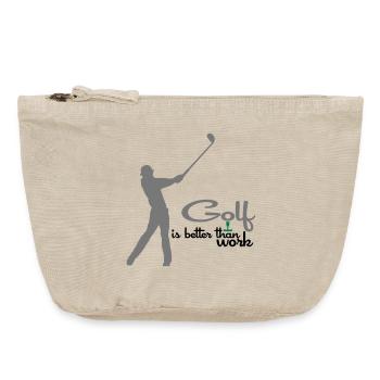 Golf - Vintage Reißverschluss-Täschchen (18 x 21 cm) - Vintage Sand  - Vorne