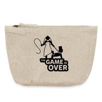 game over junggesellenabschied - Vintage Reißverschluss-Täschchen (18 x 21 cm) - Vintage Sand  - Vorne