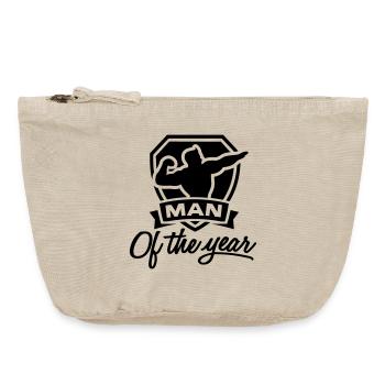 Man of the year 1 clr - Vintage Reißverschluss-Täschchen (18 x 21 cm) - Vintage Sand  - Vorne