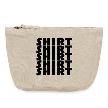 BAUHAUS SHIRT - Vintage Reißverschluss-Täschchen (18 x 21 cm) - Vintage Sand  - Vorne