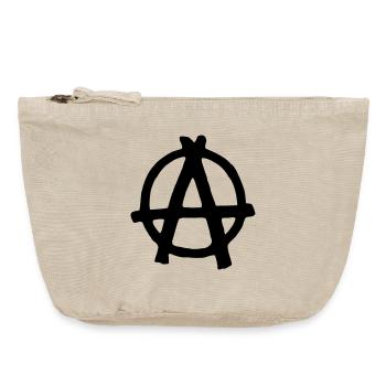 Anarchy - Vintage Reißverschluss-Täschchen (18 x 21 cm) - Vintage Sand  - Vorne