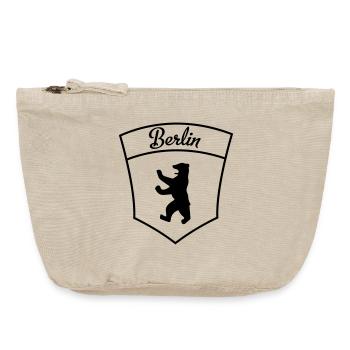 Berlin - Vintage Reißverschluss-Täschchen (18 x 21 cm) - Vintage Sand  - Vorne