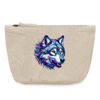 Loup - Pochette zippée vintage 18 x 21 cm - sable vintage  - Devant