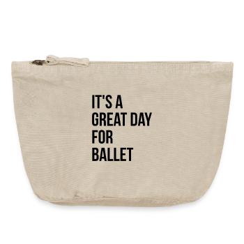 Ballett - Vintage Reißverschluss-Täschchen (18 x 21 cm) - Vintage Sand  - Vorne