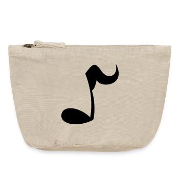 Note - Pochette zippée vintage 18 x 21 cm - sable vintage  - Devant