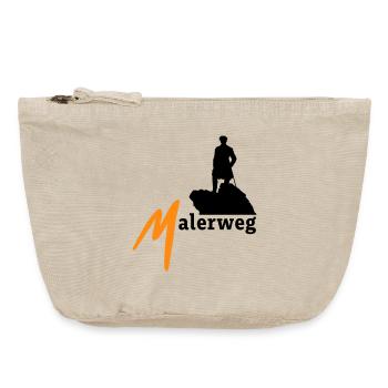 Malerweg Elbsandsteingebirge Sächsische Schweiz - Vintage Reißverschluss-Täschchen (18 x 21 cm) - Vintage Sand  - Vorne