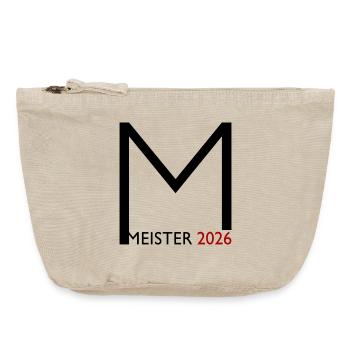 Herzlichen Glückwunsch zur Meisterschaft 2026 - Vintage Reißverschluss-Täschchen (18 x 21 cm) - Vintage Sand  - Vorne