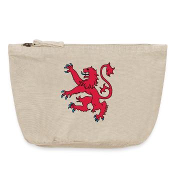 Scottish Lion - Vintage Zip Pouch 18 x 21 cm - vintage sand  - Front