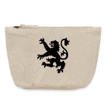 Scottish Lion - Vintage Zip Pouch 18 x 21 cm - vintage sand  - Front