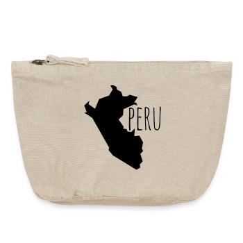 Peru - Vintage Reißverschluss-Täschchen (18 x 21 cm) - Vintage Sand  - Vorne