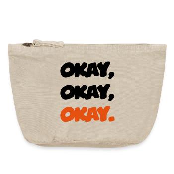 Ok - Vintage Zip Pouch 18 x 21 cm - vintage sand  - Front