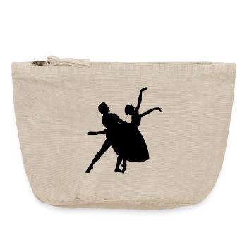 Ballett - Vintage Reißverschluss-Täschchen (18 x 21 cm) - Vintage Sand  - Vorne