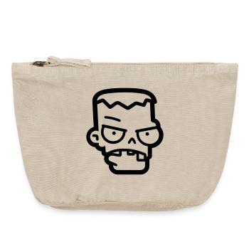 zombie - Pochette zippée vintage 18 x 21 cm - sable vintage  - Devant