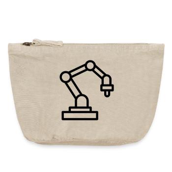 robotic arm - Vintage Zip Pouch 18 x 21 cm - vintage sand  - Front