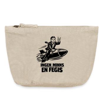 Feige Reiter auf der Rakete - Vintage Reißverschluss-Täschchen (18 x 21 cm) - Vintage Sand  - Vorne