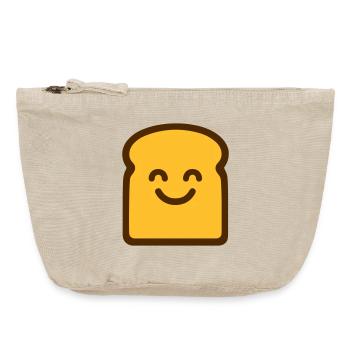 Cute Toast - Vintage Reißverschluss-Täschchen (18 x 21 cm) - Vintage Sand  - Vorne