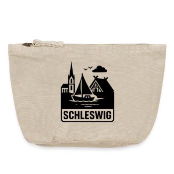 Schleswig Silhouette - Vintage Reißverschluss-Täschchen (18 x 21 cm) - Vintage Sand  - Vorne