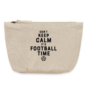 Football Time - Pochette zippée vintage 18 x 21 cm - sable vintage  - Devant