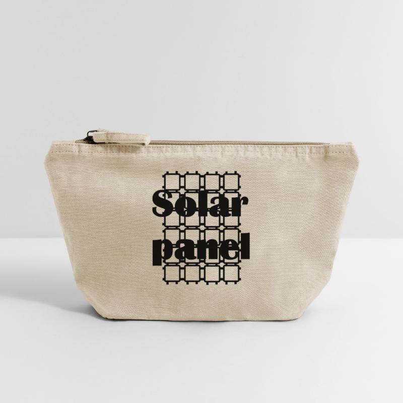 solar panel SOLAR PANEL Vintage Zip Pouch 18 x 21 cm