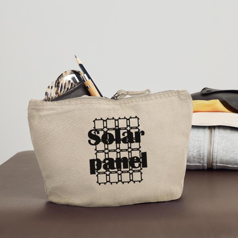 solar panel SOLAR PANEL Vintage Zip Pouch 18 x 21 cm