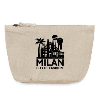 Milan Milan Italy - Vintage Zip Pouch 18 x 21 cm - vintage sand  - Front