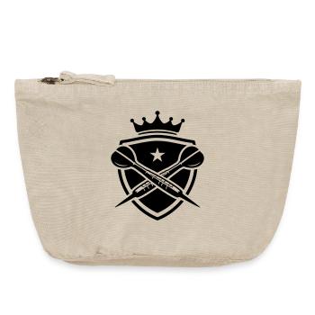 Blason de fléchettes Fléchettes - Pochette zippée vintage 18 x 21 cm - sable vintage  - Devant