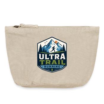 Ultra Trail Running - Pochette zippée vintage 18 x 21 cm - sable vintage  - Devant