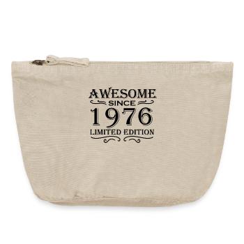 1976 - Born 1976 - Vintage Zip Pouch 18 x 21 cm - vintage sand  - Front