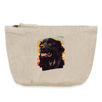 Newfoundland - Vintage Zip Pouch 18 x 21 cm - vintage sand  - Front