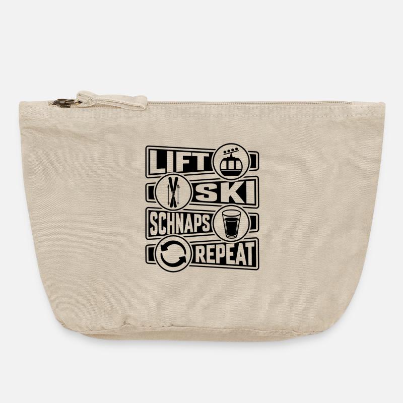 Impianti di risalita Grappa Repeat - Pochette vintage con zip 18 x 21 cm - sabbia vintage