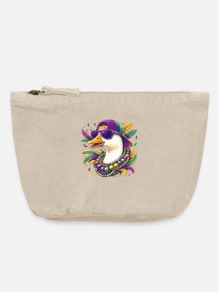 Mardi Gras Gans - Vintage Reißverschluss-Täschchen (18 x 21 cm) - Vintage Sand