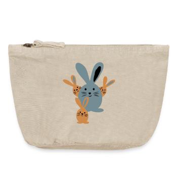 Ostern - Vintage Reißverschluss-Täschchen (18 x 21 cm) - Vintage Sand  - Vorne