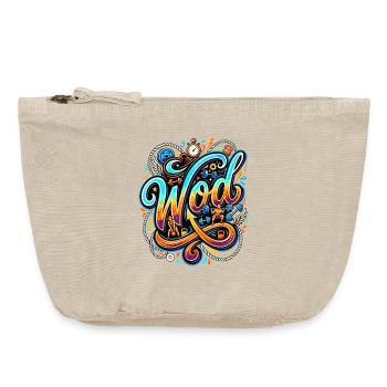 WOD Fitness Bodybuilding Workout Cross-Sport Gym - Vintage Reißverschluss-Täschchen (18 x 21 cm) - Vintage Sand  - Vorne