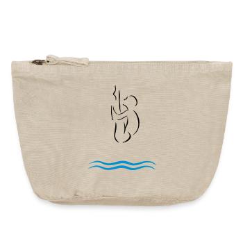 High diving - Vintage Zip Pouch 18 x 21 cm - vintage sand  - Front