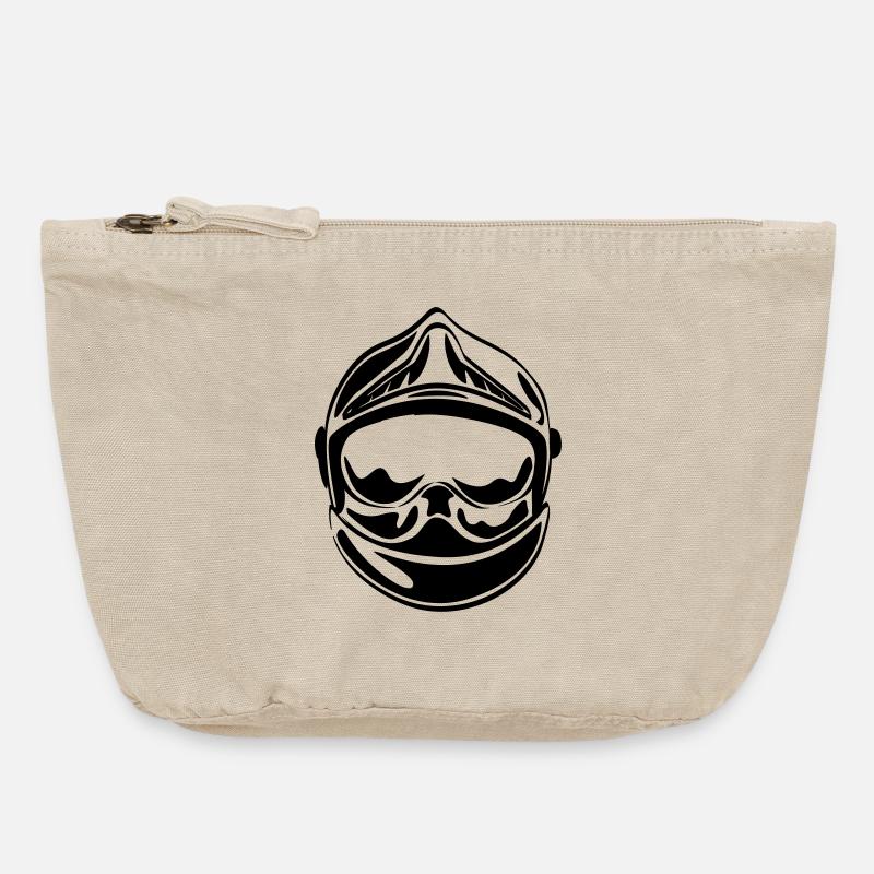 casque_face_2 - Pochette zippée vintage 18 x 21 cm - sable vintage 