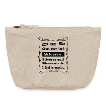 Knock knock knock - Vintage Zip Pouch 18 x 21 cm - vintage sand  - Front