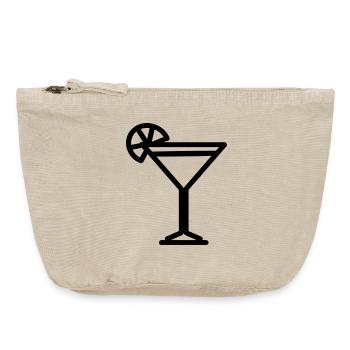 cocktail - Vintage Zip Pouch 18 x 21 cm - vintage sand  - Front