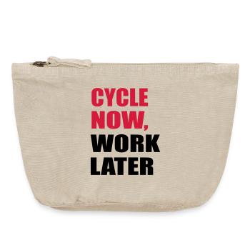 cycling - Vintage Zip Pouch 18 x 21 cm - vintage sand  - Front
