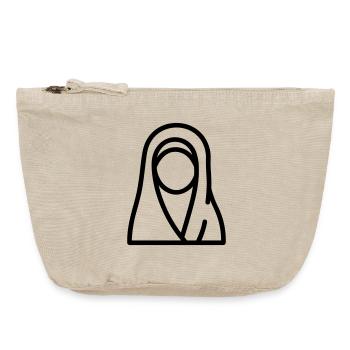 Muslimische Frau - Vintage Reißverschluss-Täschchen (18 x 21 cm) - Vintage Sand  - Vorne