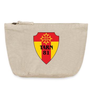 Tarn coat of arms 81 - Vintage Zip Pouch 18 x 21 cm - vintage sand  - Front
