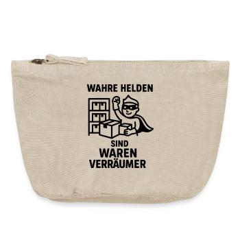 Were Clearers Heroes - Vintage Zip Pouch 18 x 21 cm - vintage sand  - Front