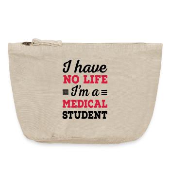 6061912 127058735 étudiant en médecine - Pochette zippée vintage 18 x 21 cm - sable vintage  - Devant