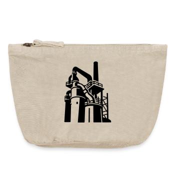 Factory Symbol Völklingen - Vintage Zip Pouch 18 x 21 cm - vintage sand  - Front